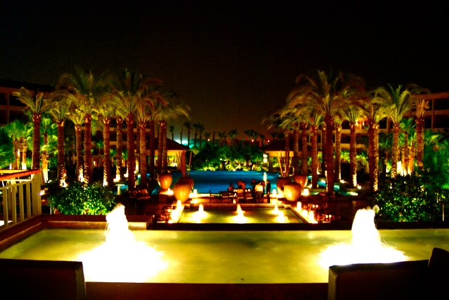 Dusit Thani Lakeview Cairo pool area